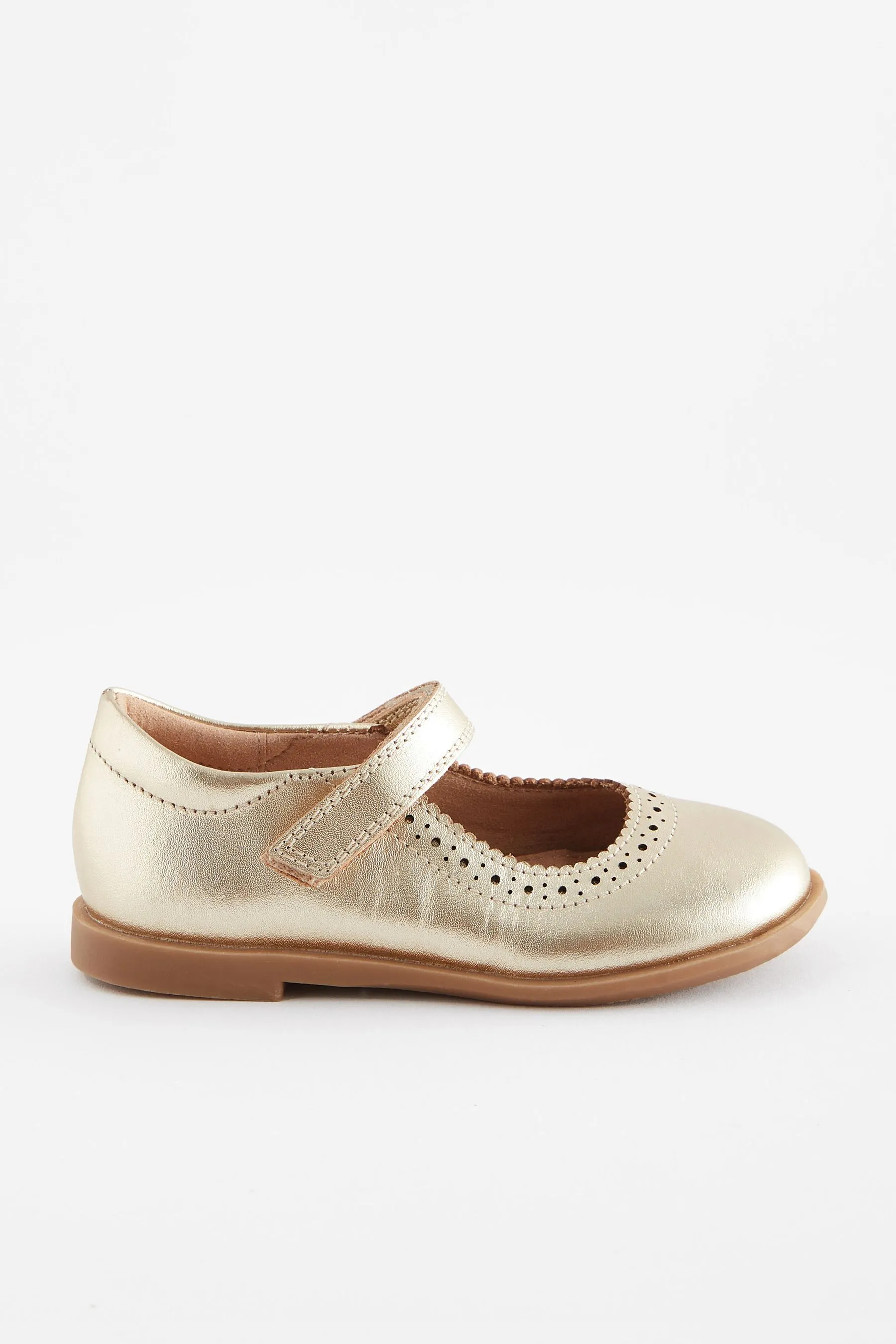 Scarpe brogue Mary Jane in pelle     
